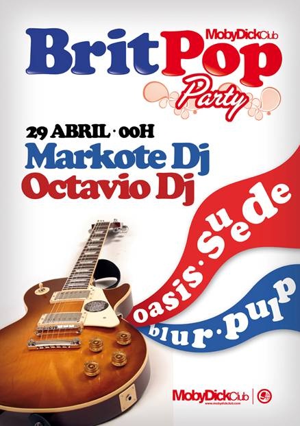 Fiesta Brit Pop en el Moby Dick