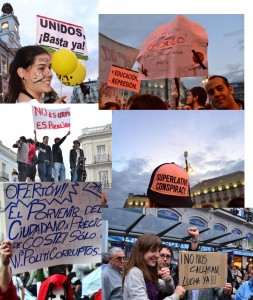 Acampada Sol, manifestacion en sol, puerta del sol