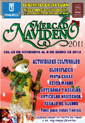 mercadillo navideño plaza palomas