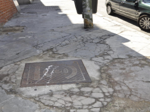 Paseo de la Dirección nº82. Foto presentada por Izquierda Unida