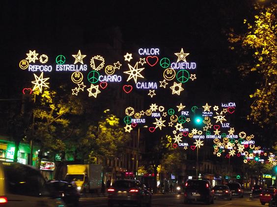 Luces de Navidadde Juan Duyos. Foto: BeaBurgos