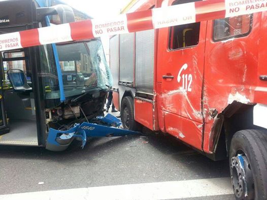 Accidente en Madrid